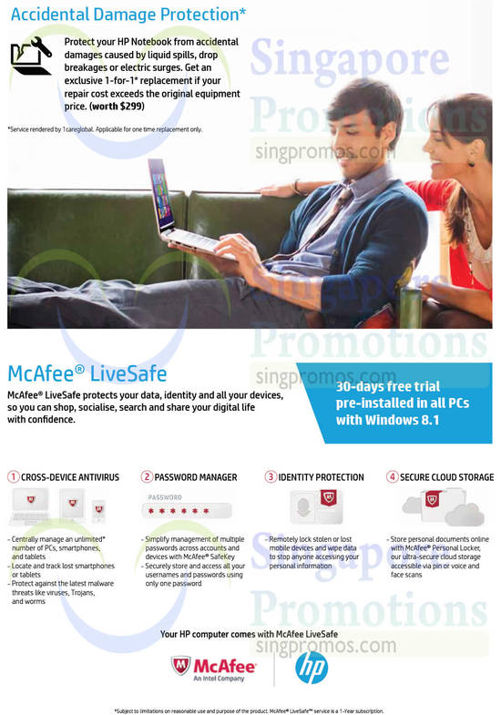 Accidental Damage Protection, McAfee LiveSafe
