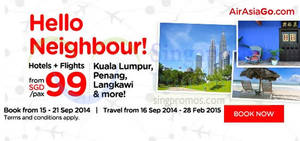 Featured image for (EXPIRED) Air Asia Go From $55 Hotels + Flights Packages Promo 15 – 21 Sep 2014