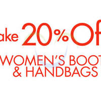 Read more about Amazon.com 20% OFF Women's Boots & Handbags Coupon Code (NO Min Spend) 21 Sep 2014