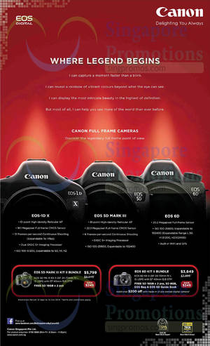 Featured image for (EXPIRED) Canon EOS 5D Mark III & EOS 6D Promo Offers 12 Sep – 12 Oct 2014