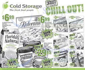 Featured image for (EXPIRED) Cold Storage Ben & Jerry’s 3 For $30 Promo 12 – 14 Sep 2014
