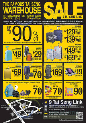 Featured image for (EXPIRED) Famous Tai Seng Warehouse SALE 11 – 14 Sep 2014