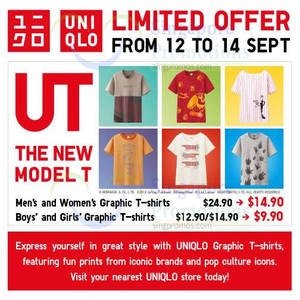 Featured image for (EXPIRED) Uniqlo Islandwide Limited Offers 12 – 14 Sep 2014