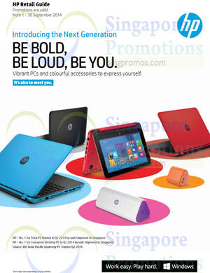 Featured image for (EXPIRED) HP Notebooks, Desktop PCs & Accessories Promotion Offers 1 – 30 Sep 2014