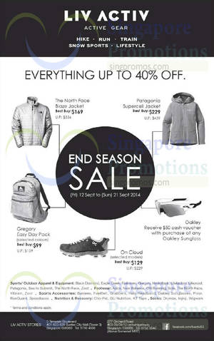 Featured image for (EXPIRED) Liv Activ Up To 40% OFF Promotion 12 – 21 Sep 2014