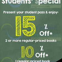 Read more about MPH Bookstores Students Special (Weekdays) @ Parkway Parade 8 Sep 2014