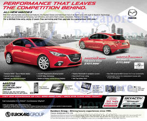 Featured image for Mazda 3 Sedan & Hatchback Features & Offers 20 Sep 2014