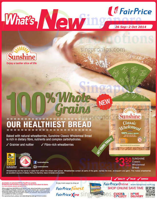 NTUC Fairprice Sunshine Classic Wholemeal 26 Sep 2014