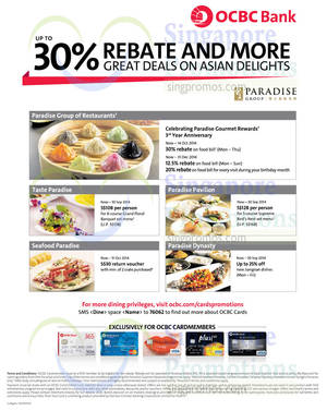Featured image for OCBC Cardmembers Up To 30% OFF Asian Delights 15 Sep 2014