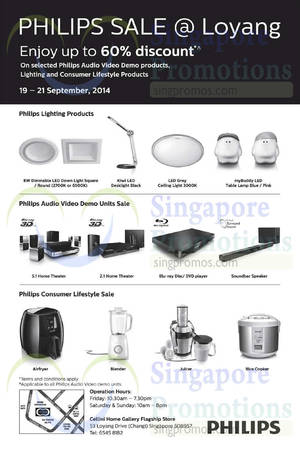 Featured image for (EXPIRED) Philips Sale @ Loyang 19 – 21 Sep 2014