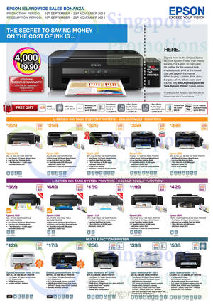 Featured image for (EXPIRED) Epson Printers, Scanners, Labellers & Projectors Offers 10 Sep – 23 Nov 2014