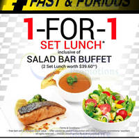 Read more about Shallots 1 For 1 Set Lunch Promo 15 - 19 Sep 2014