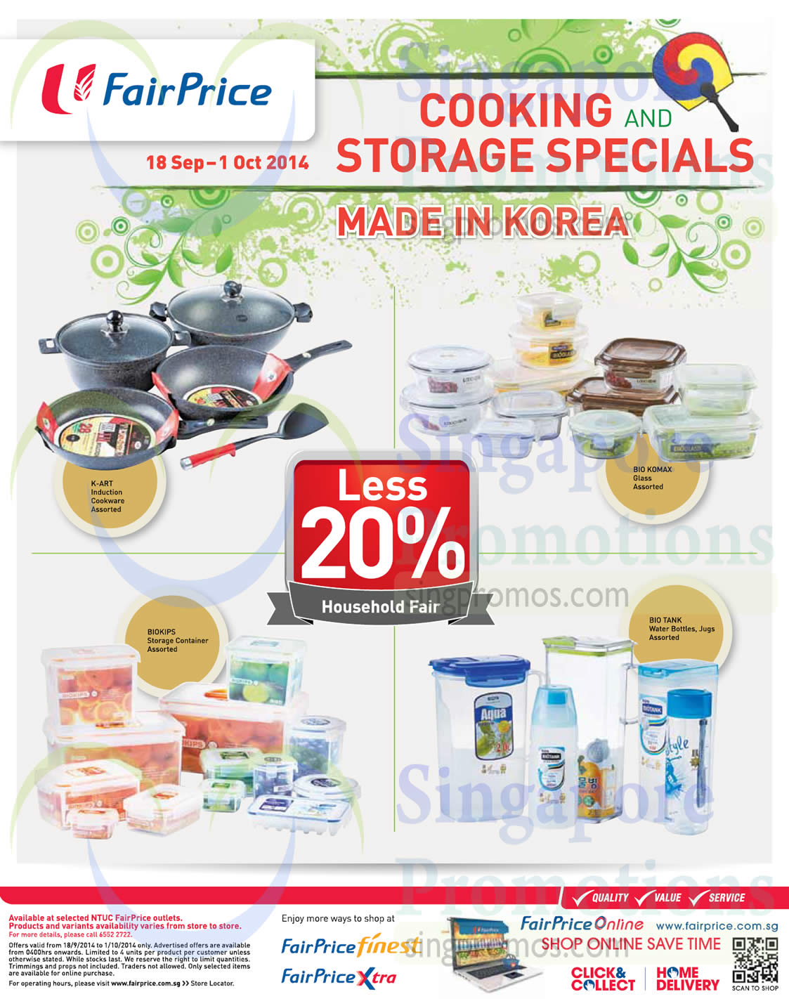 Featured image for NTUC Fairprice Kitchen Electronics & Wines 18 Sep - 1 Oct 2014
