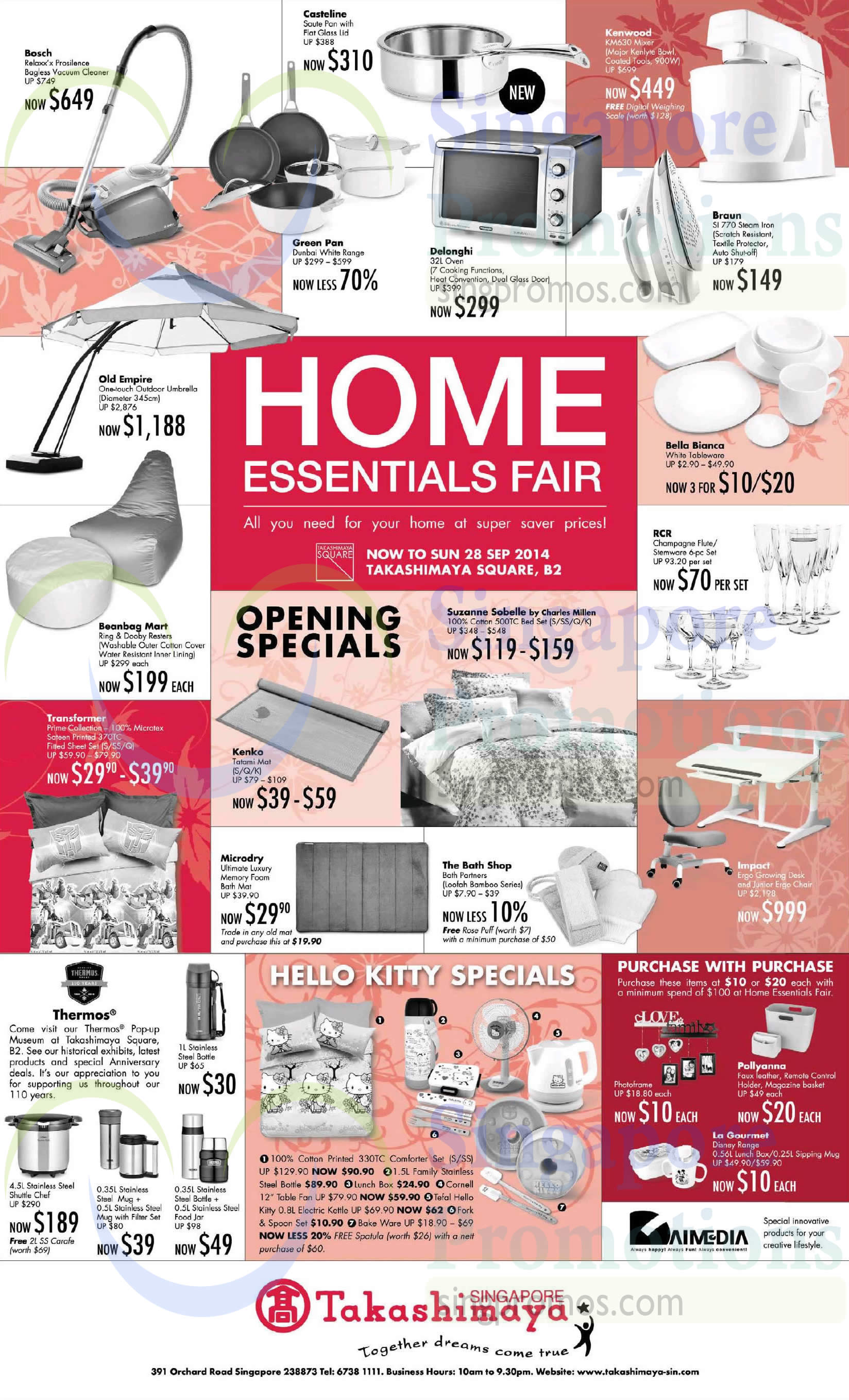 Featured image for Takashimaya Home Essentials Fair 11 - 28 Sep 2014