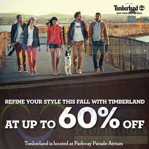 Featured image for (EXPIRED) Timberland Up To 60% OFF @ Parkway Parade 11 Sep 2014