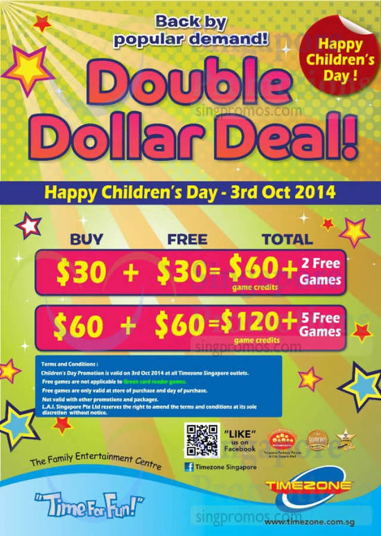 Timezone Childrens Day Offers 29 Sep 2014