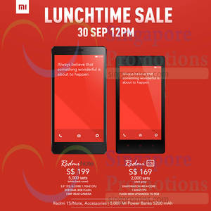 Featured image for (EXPIRED) Xiaomi Redmi Note & Redmi 1S Restocked Sale 30 Sep 2014