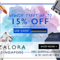Read more about Zalora 15% OFF Storewide Coupon Code For New Users (NO Min Spend) 24 Sep - 31 Oct 2014