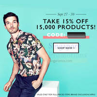 Read more about Zalora 15% OFF Storewide Coupon Code (NO Min Spend) 27 - 30 Sep 2014