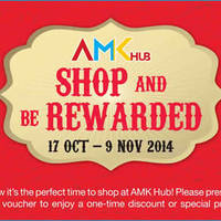 Read more about AMK Hub Shop & Be Rewarded Promotion 17 Oct - 9 Nov 2014