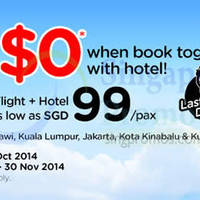 Read more about Air Asia Go Book A Hotel & Fly FREE 20 - 26 Oct 2014