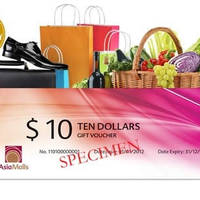 Read more about Asia Malls 10% OFF $100 Vouchers (Free Delivery) 22 Oct 2014