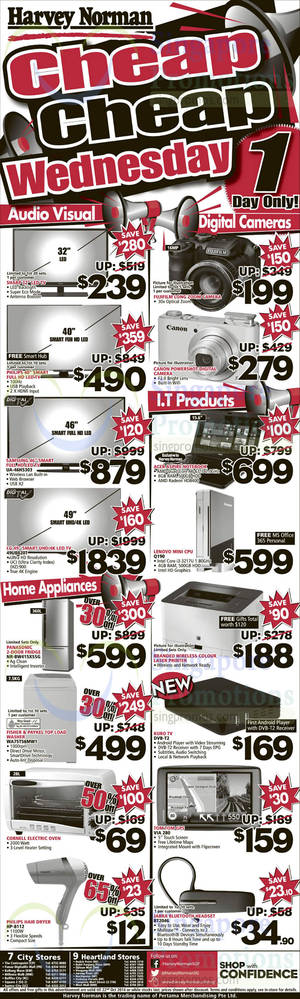 Featured image for (EXPIRED) Harvey Norman Deepavali 1-Day Offers 22 Oct 2014