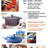 Read more about Le Creuset Family SALE 30 Oct - 1 Nov 2014