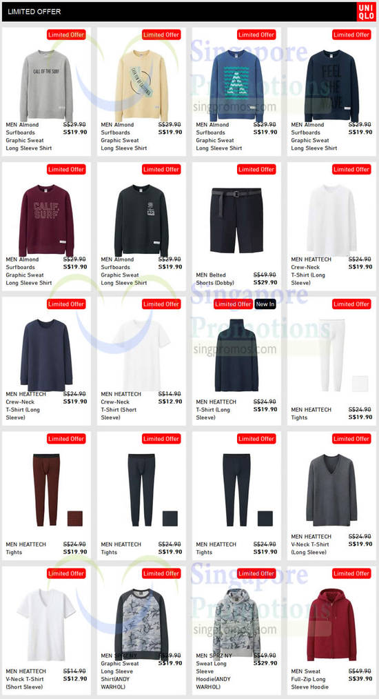 Men Limited Offers (Estimated Till 23 Oct)