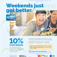 Read more about POSB Everyday Card Dining & Grocery Shopping 10% Cash Rebate Weekend Promo 4 - 26 Oct 2014