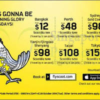 Read more about Scoot From $12 2hr Promo Air Fares 28 Oct 2014