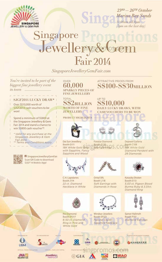 Singapore Jewellery n Gem Fair 23 Oct 2014