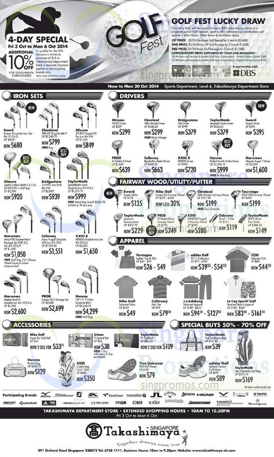 Takashimaya Golf Fest 3 Oct 2014