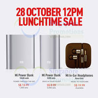 Read more about Xiaomi Power Banks & In-Ear Headphones Restocked Sale 28 Oct 2014