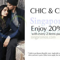 Read more about Banana Republic Buy 2 Items & Get 20% OFF 7 Nov 2014