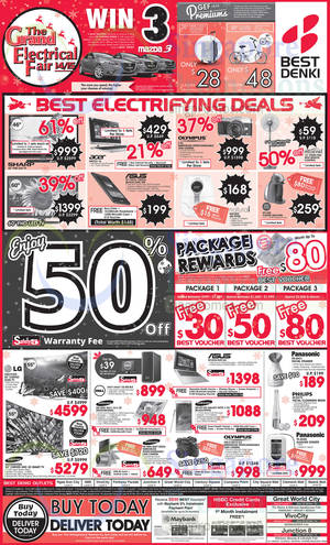 Featured image for (EXPIRED) Best Denki TV, Appliances & Other Electronics Offers 21 – 24 Nov 2014