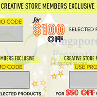 Read more about Creative Store Up To $100 OFF (NO Min Spend) Coupon Codes 28 Nov 2014
