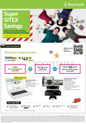 Featured image for StarHub SITEX 2014 Smartphones, Tablets, Cable TV & Broadband Offers 27 – 30 Nov 2014