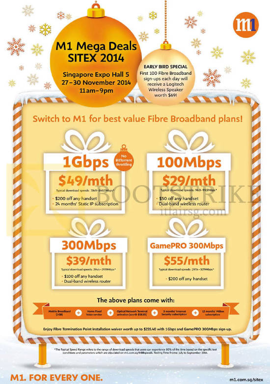 Fibre Broadband, Early Bird Specials, 1Gbps, 100Mbps, 300Mbps, GamePRO 300Mbps