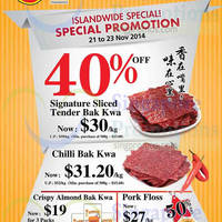 Read more about Fragrance Foodstuff Bakkwa & More Promo Offers 21 - 23 Nov 2014