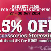 Read more about GadgetWorld 15% Off Accessories Storewide Promo 27 - 30 Nov 2014