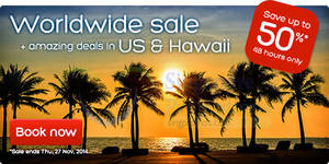 Featured image for (EXPIRED) Hotels.Com Up To 50% OFF Worldwide, US & Hawaii Hotels Sale 26 – 27 Nov 2014
