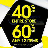 Read more about La Senza 40% OFF Storewide Black Friday Promo 28 - 30 Nov 2014