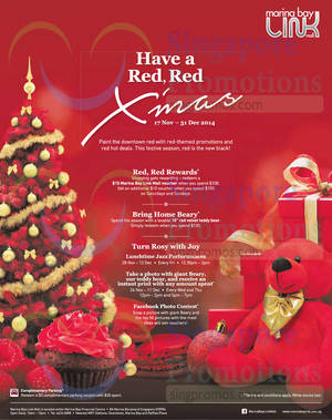 Featured image for (EXPIRED) Marina Bay Link Mall Red, Red Xmas 17 Nov – 31 Dec 2014