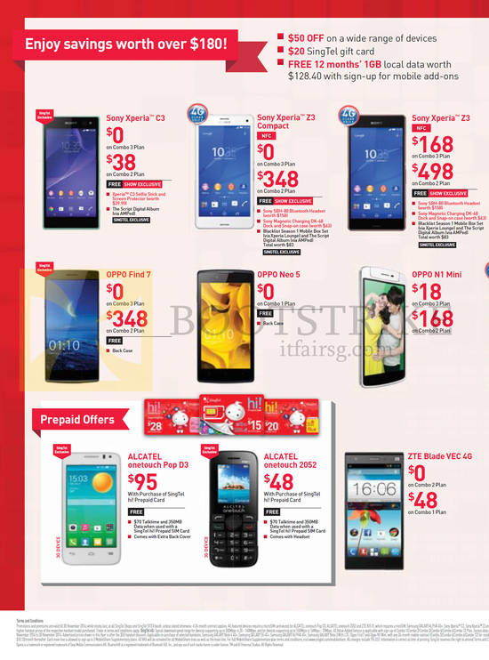 Mobile Sony Xperia C3, Z3, Z3 Compact, Oppo Find 7, Neo 5, N1 Mini, ZTE Blade VEC, Alcatel Onetouch Pop D3, 2052