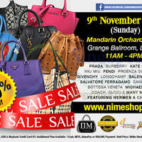 Read more about Nimeshop Branded Handbags Sale @ Mandarin Orchard 9 Nov 2014