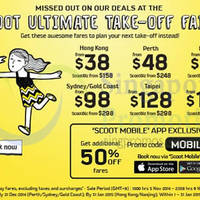 Read more about Scoot From $38 Promo Air Fares 5 - 6 Nov 2014