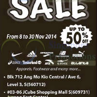 Read more about Sportslink Sports Clearance Sale @ 3 Locations 8 - 30 Nov 2014