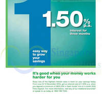Read more about Standard Chartered SGD Time Deposit 1.50% p.a. Interest Promo 1 - 10 Nov 2014