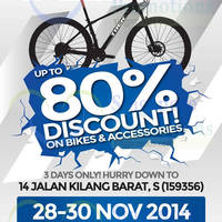Read more about Treknology 3 Up to 80% Discount Bicycles & Accessories Sale 28 - 30 Nov 2014